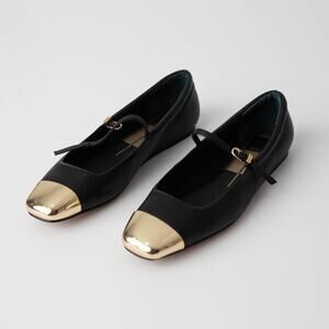 Dolce Vita Women's Reyes Toe Cap Ballet Flat